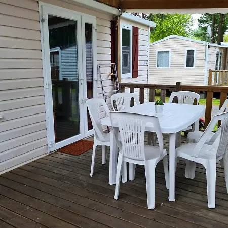 Bungalow De 2 Chambres Avec Piscine Partagee Sauna Et Wifi A Jean De Monts Nyaraló *